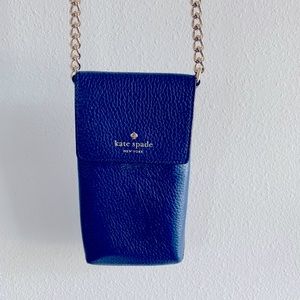 Kate spade blue crossbody phone bag